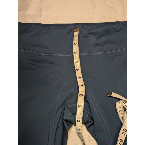 Nike Dri Fit Women Size Medium Blue Cropped Capri Leggings Nike Running - Picture 13 of 16